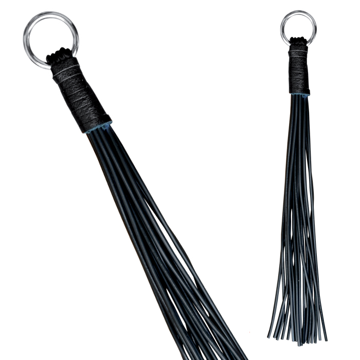 Fingerpeitsche schwarz