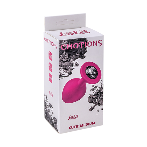 Emotions Cutie Medium Pink Black Crystal